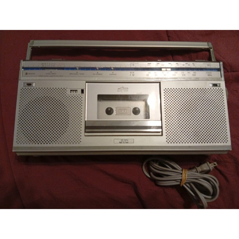 Vontage Boom Box JVC Stereo Radio RC-S5JW - Read Description